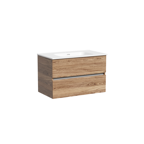 Тумба под раковину Sancos Urban UR80ECH 80х50 подвесная цвет коричневый